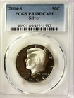 2004-S 50C Kennedy Half Dollar PCGS PR69DCAM 90% Silver 22lars0329