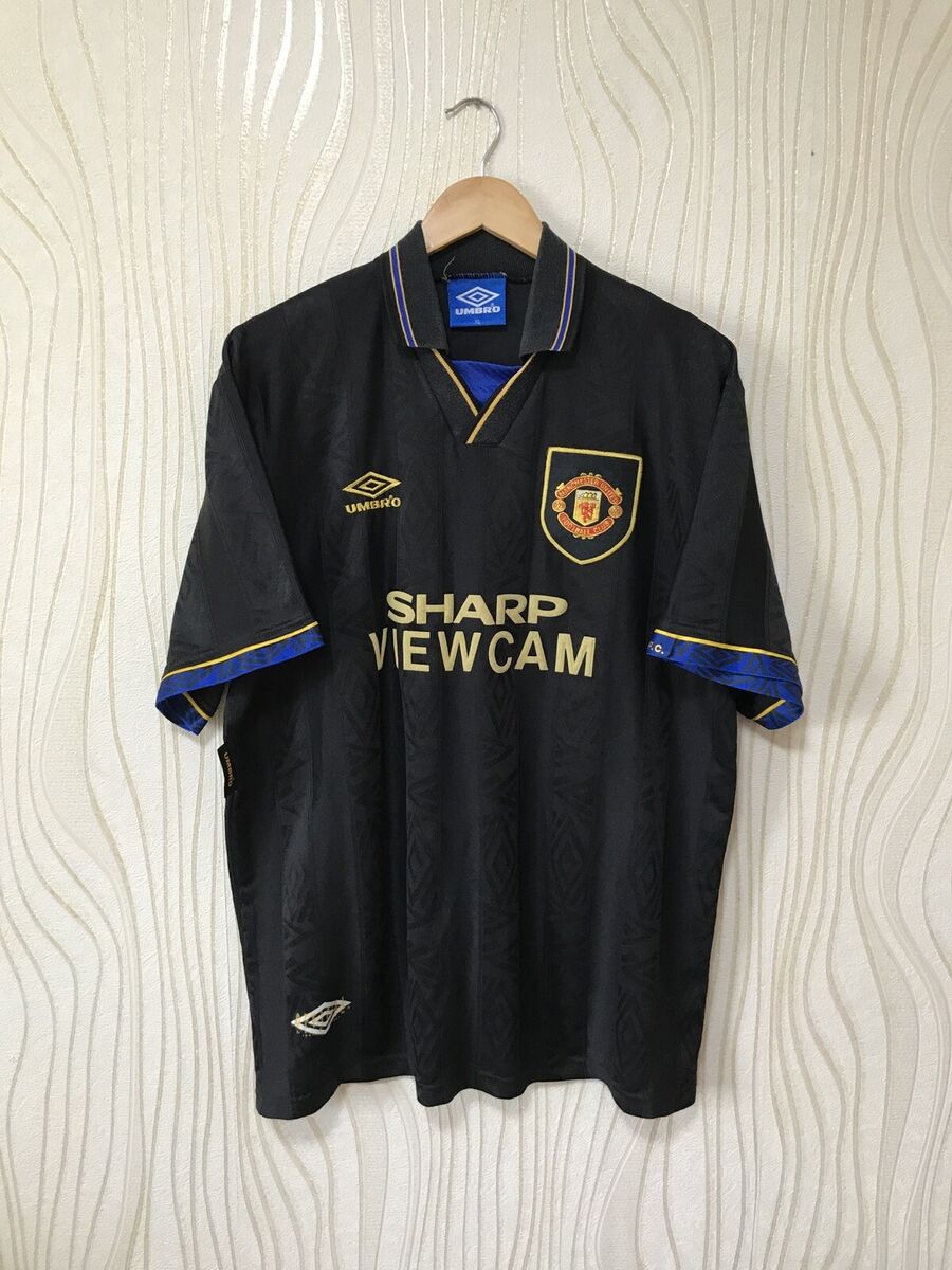 MANCHESTER UNITED 1994 1995 AWAY FOOTBALL SHIRT SOCCER MANCHESTER UNITED 1994 1995 AWAY FOOTBALL SHIRT SOCCER