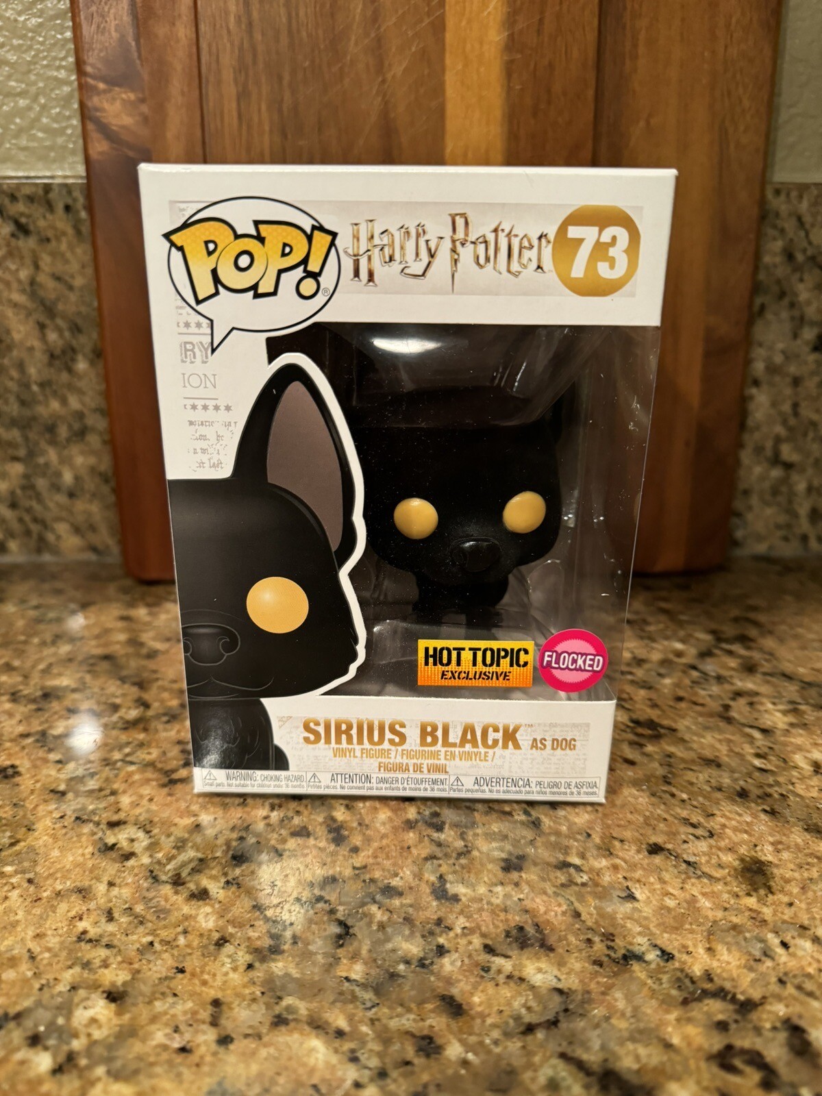 Funko Pop! Harry Potter Sirius Black As Dog Flocked Vinyl Figure