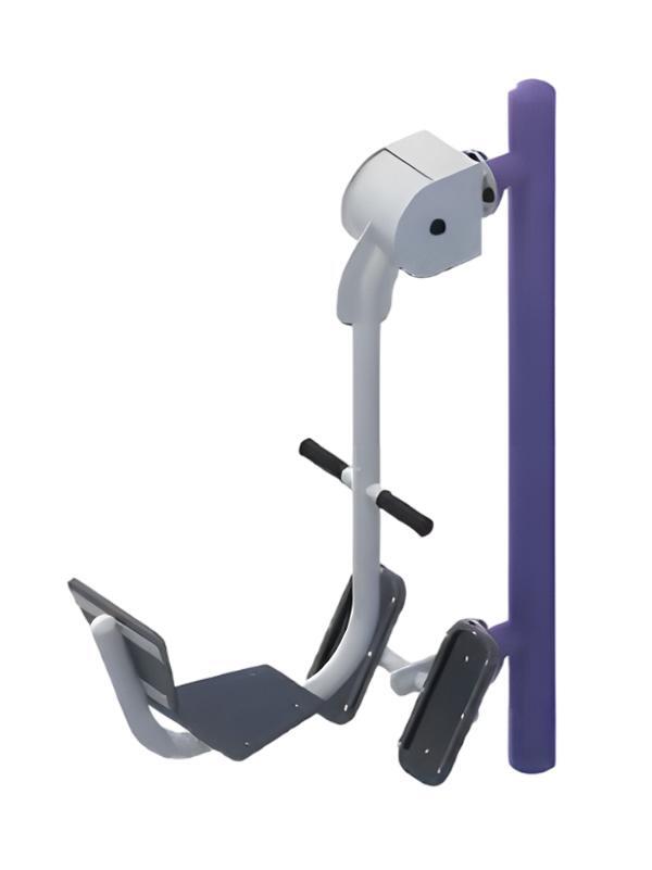 Equipo deportivo de calle máquina aductora prensa de piernas prensa de pantorrillas entrenador elíptico