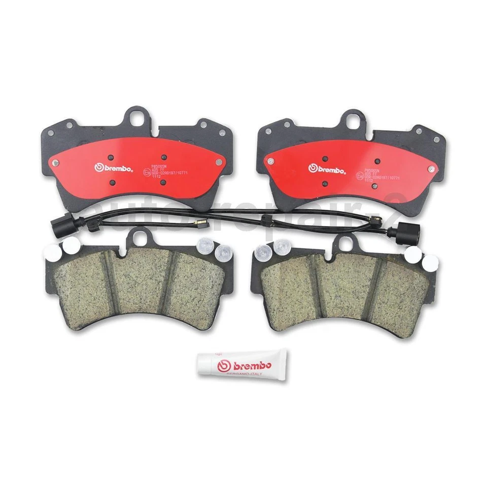 Juego de pastillas de freno de disco delanteras traseras para Audi Q7 Brembo 2007~2015 Foto 2 de 4