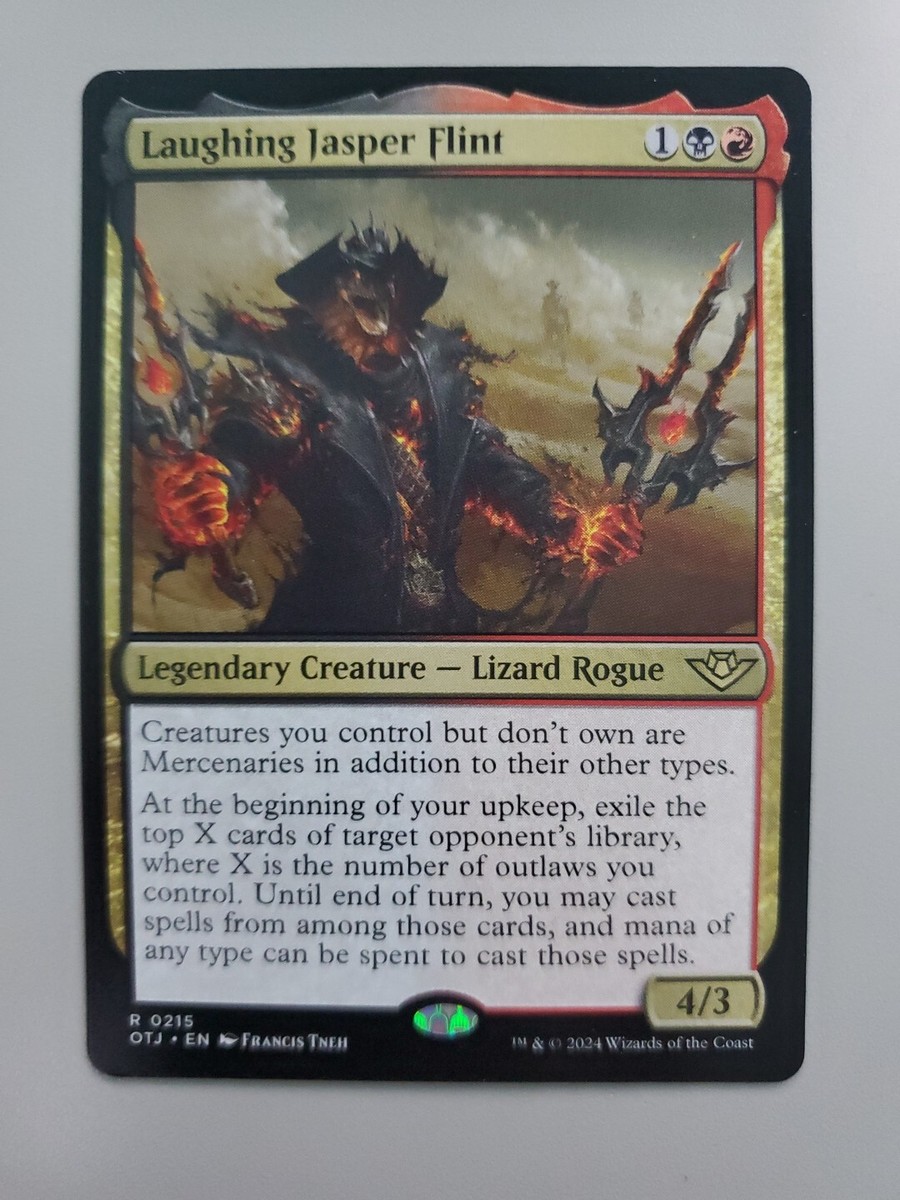 MTG Laughing Jasper Flint Outlaws of Thunder Junction 0215 Regular