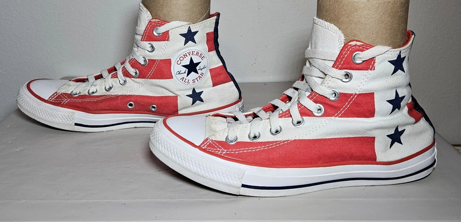 Sneaker Converse Chuck Taylor All Star True Patriots in tela taglia W 9 M 7 da passeggio