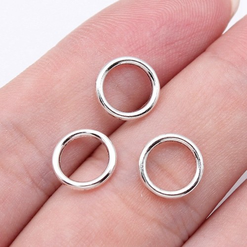 10PCS 925 Sterling Silver Open or Closed Jump Rings 3mm 4mm 5mm - Picture 10 of 19