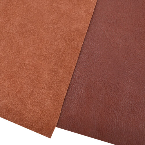 1.6mm Thick Full Vegetable Tanned Cowhide Naturally Textured Leather Pieces - Bild 27 von 28