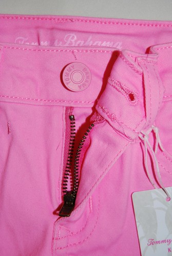 NWT Tommy Bahama Kids Girls Neon Pink Cut-Off Shorts sz 10 - Picture 3 of 10