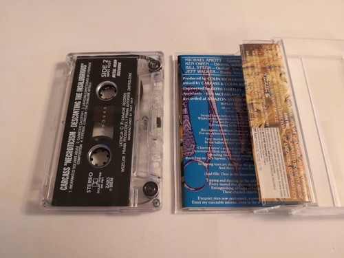 Carcass Necroticism Descanting The Insalubrious cassette MC Terrorizer Repulsion - Picture 2 of 5