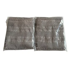 Eastern Accents Pillow Sham Standard 20x27 gray waffle knit weave case cover