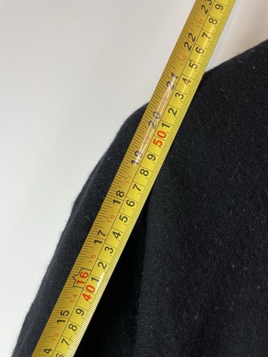 Vintage Men's Grey Wool Blend Crew Neck Sweatshirt Relaxed L Cuffed Sleeves - Picture 7 of 16