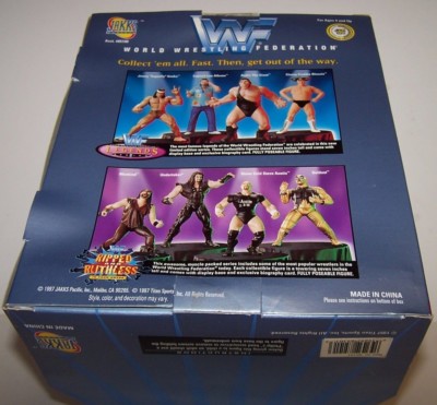 WWF レスリングフィギュア 6体セット WWF World Wrestling Federation Jimmy Superfly Snuka Action Figure