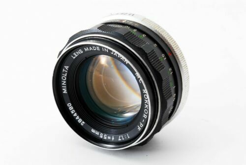Minolta XD-7 camera fitted with Minolta MC Rokkor-PF f1.8 55mm