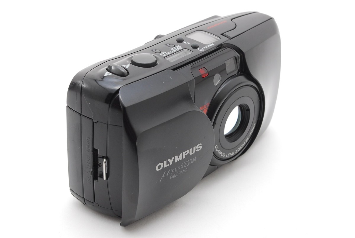 Olympus μ ZOOM PANORAM F0620-92-5v p Olympus mju μ Zoom Panorama 35mm Point & Shoot Film camera