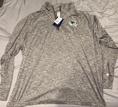 Utah Valley University Wolverines Men's Champion 1/4 Zip Up Grey
