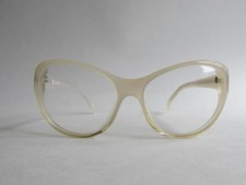 Actuell Couture 789 027 Rare Vintage Clear White Cat Eye Eyeglasses GERMANY