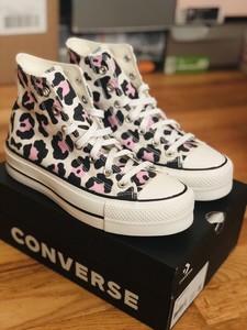 converse plataforma animal print