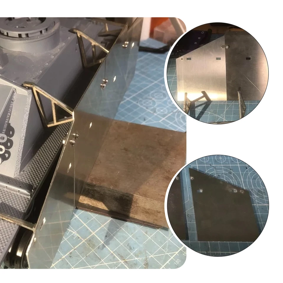 1/16 Stug III (Henglong available) Full Metal Skirt Armor KitAm - Image 2 of 4