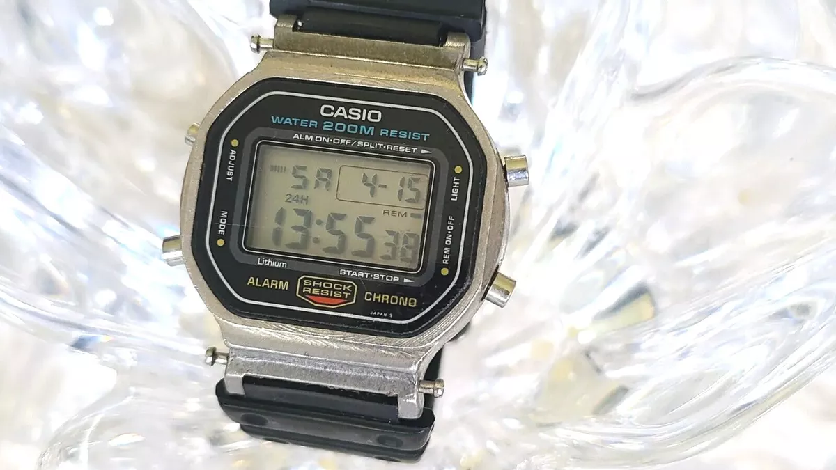 CASIO Rare G-SHOCK DW-5600C-1V 691 Module Model Speed Screw Back Wrist Watch