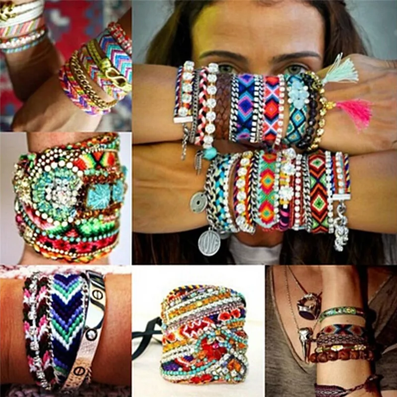 Boho string bracelets deals