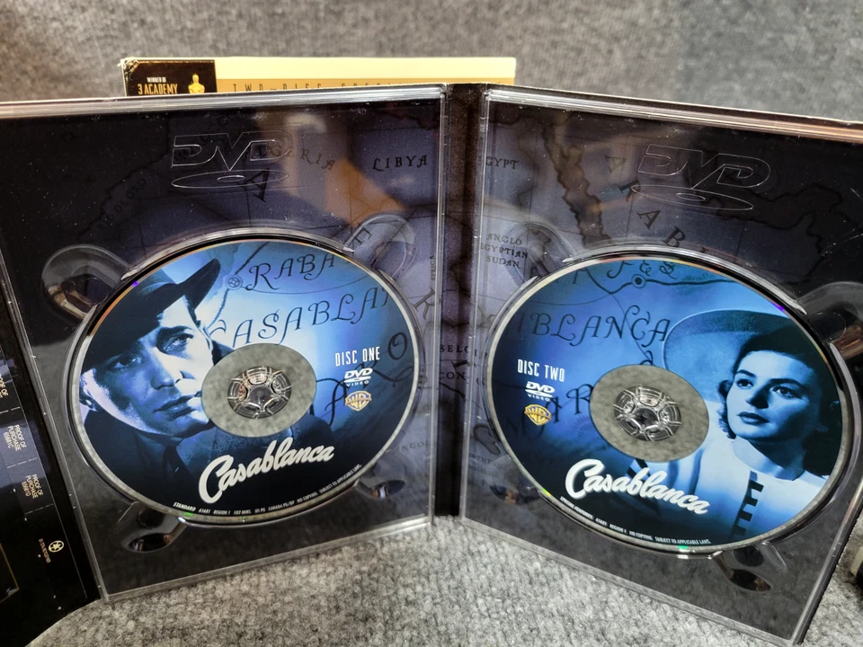 Casablanca (Two-Disc Special Edition) (DVD, Warner Bros, 2003, FS) - Image 4 of 4