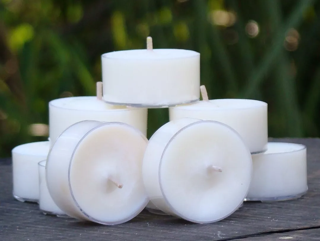 10pk 120hr pack FAIRY FLOSS Scented ECO SOY TEA LIGHT CANDLES with
