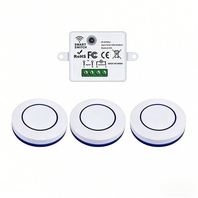 Wireless Smart Light Switch Without Neutral RF 433Mhz Mini Receiver Moudle 220V