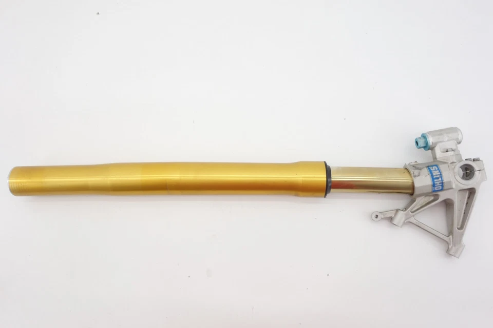 04-08 Aprilia RSV4 1000 horquillas delanteras Ohlins OEM de fábrica suspensión trasera izquierda doblada Foto 3 de 4