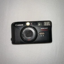 Canon Sure Shot Telemax 35mm Film Camera Point & Shoot 38/70mm Lens Smart AF 