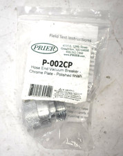 Prier P-002CP Vacuum Breaker Anti Siphon Backflow Polished Chrome Finish