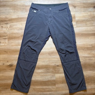 KUHL Radikl Pants Mens 35x32 Gray Hybrid Hiking Technical Stretch Outdoors
