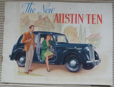 Austin Ten UK market May 1939 full colour sales brochure