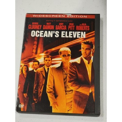 Warner Bros. Ocean's Eleven DVD Widescreen Edition Heist Comedy Ensemble Cast