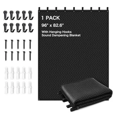 Extra Large Sound Dampening Blanket 96"x80" for Noise Reduction