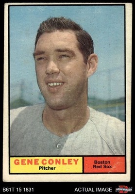 1961 Topps #193 Gene Conley Red Sox 3 - VG