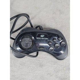 Sega Saturn Control Pad Wired Controller Black MK-80116 OEM Authentic Mens Video