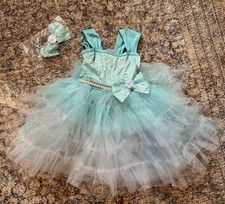 Weissman Showtime Better When I'm Dancing Marine Blue Recital Dress Ballet 7/8