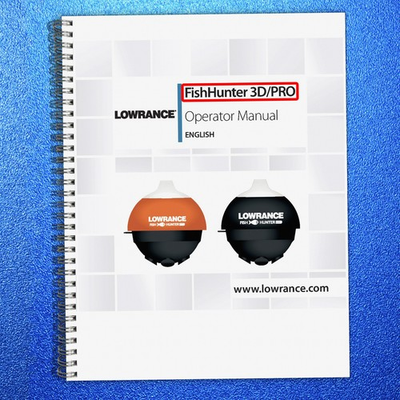 #ad LOWRANCE FISH HUNTER 3D PRO User Operator Manual TOUGH BINDING amp; COVERING $17.20