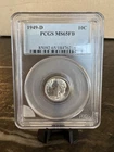 1949-D Silver Roosevelt Dime PCGS MS65