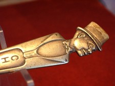 Vintage c.1930's CHARLIE McCARTHY Souvenir Spoon-Edgar Bergen- Duchess plate