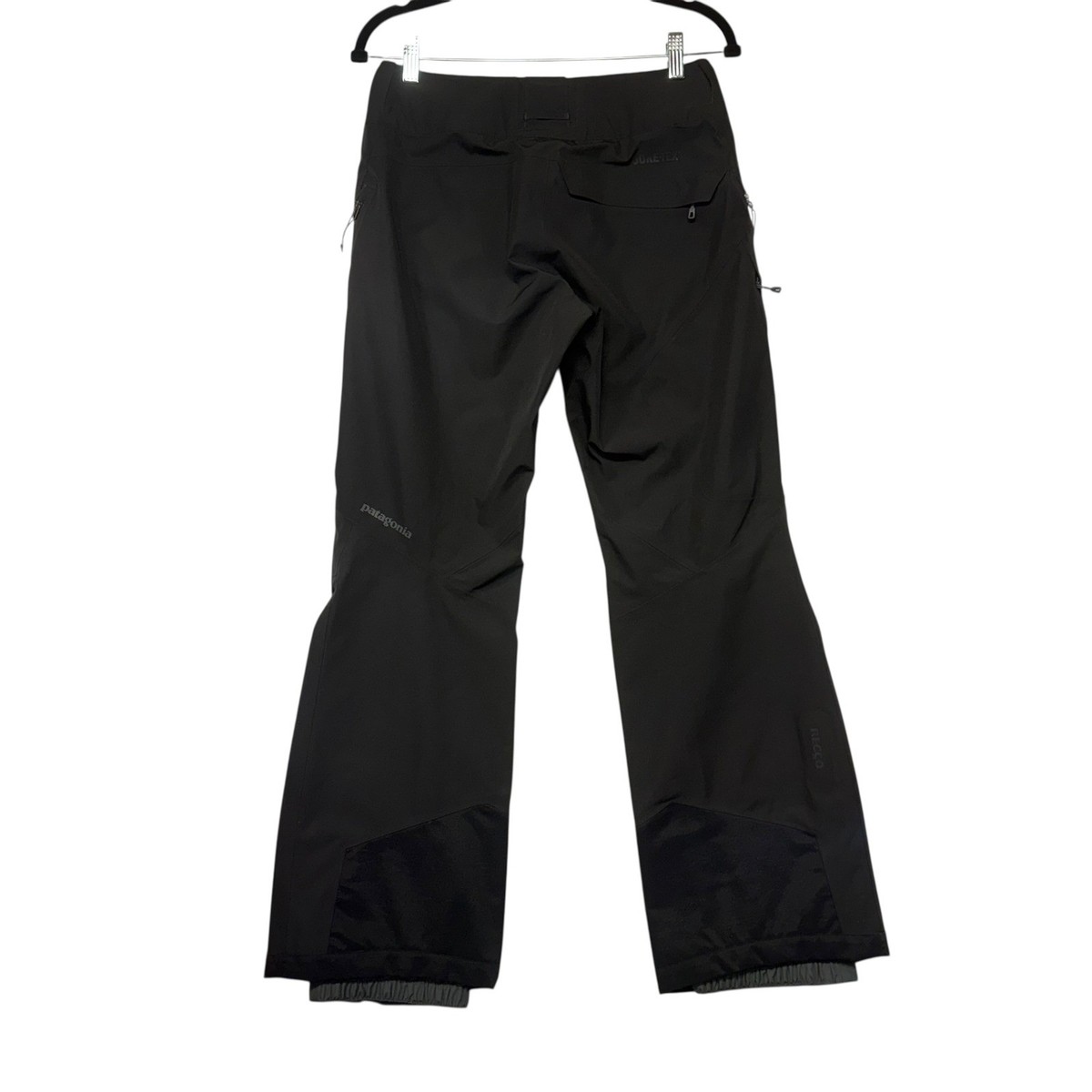 Patagonia Gore-Tex Snow Pants Powder Bowl Black Ski Snowboard