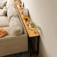 80cm Long Console Table Narrow Console Table for Hallway Living Room Sofa Table