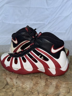 Size 10 - Nike Air Breathe Hoop Red Black white Brand New With Box Vintage