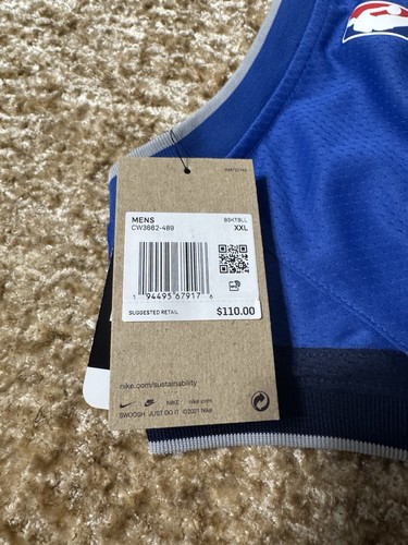 Luka Doncic 77 Dallas Mavericks Nike Swingman Edition Jersey Men’s 56 XXL - Picture 8 of 10
