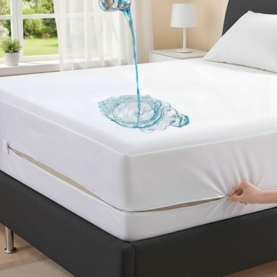 House 22 100% wasserdichter Matratzenschoner Doppelbett - Doppelbett, weiß 