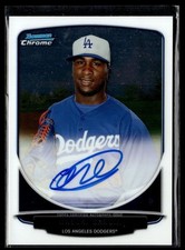 2013 BOWMAN CHROME AUTO ONELKI GARCIA DODGERS