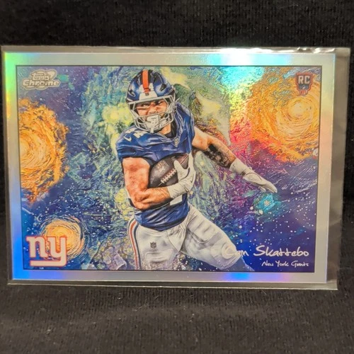 2025 Topps Cosmic Chrome Cam Skattebo Base (RAW)