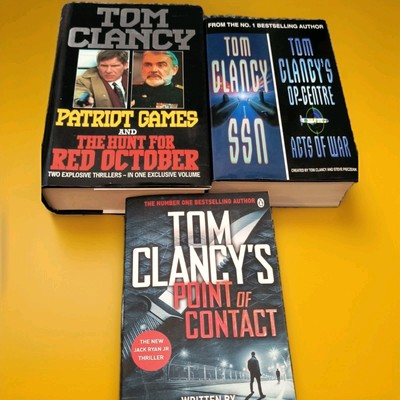 Tom Clancy Buchpaket x 3 inkl. Patriot Spiele. alles in sehr gutem Zustand 2 Hardcover 1 Taschenbuch 