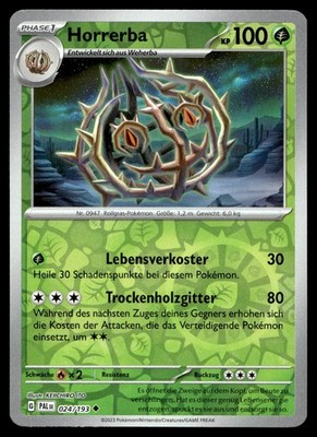 Horrerba 024/193 Paldea Evolved Pokemon Reverse Holo NM Deutsch