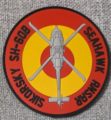 Spanish Armada Sikorsky SH-3D Sea King MORSA Helicopter 3D PVC Patch