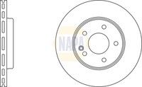 2X Napa Bremsscheibe BelüFtet Ø284Mm FüR Mercedes-Benz C-Klasse W202 S202