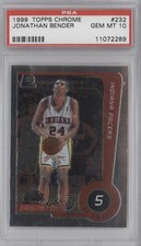 1999-00 Topps Chrome '99 Draft Pick Jonathan Bender #232 PSA 10 GEM MT 0a1